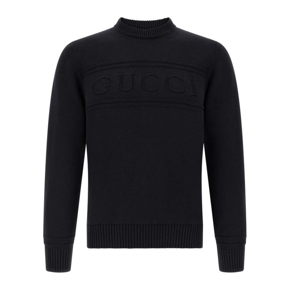 Gucci Black Cotton Men's Cardigan